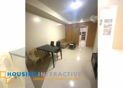 fully furnished 1 bedroom unit with balcony- for rent in shell residences