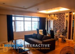fully furnished 3 br unit for rent at one serendra