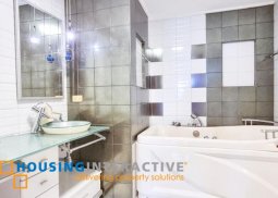 semi furnished 3-bedroom unit with parking & balcony for sale in ritz tower