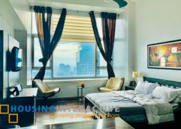 a fully furnished 1 bedroom unit for rent in st. francis shangri-la place