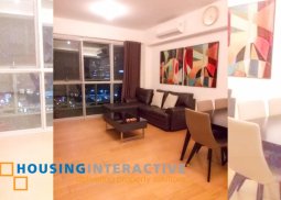 fully furnished 2 bedroom unit - for rent in one rockwell