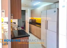 fully furnished 2-bedroom unit with balcony & parking for rent in one maridien