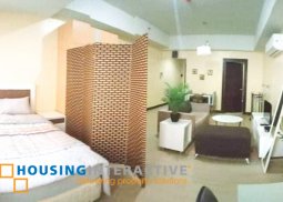 a fully furnished studio unit for rent in two central