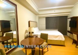 fully furnished studio unit - for rent at the grove by rockwell