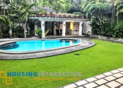 timeless 2-storey, 6-bedroom house with pool & garden for sale in ayala alabang village