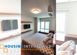 fully furnished 1 bedroom unit with balcony for rent in two serendra