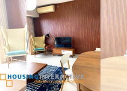 fully furnished 1-bedroom unit with balcony & parking for rent in arya