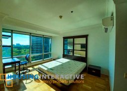 fully furnished 2-bedroom unit with parking for rent in one mckinley place