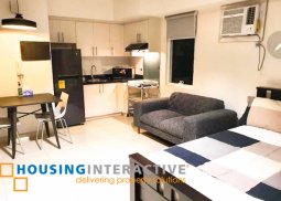 a fully furnished studio unit for lease in the lerato