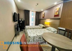 fully furnished- studio unit for rent in makati