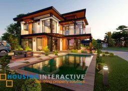 brand new 2-storey, 3-bedroom house with pool & balcony for sale in pueblo del subdivision