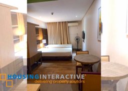 fully furnished studio unit for sale/rent in serenity tower