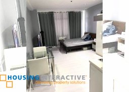 semi-furnished studio unit for sale in the gramercy residences