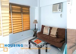 fully furnished 3-bedroom unit with balcony & parking for rent in two serendra