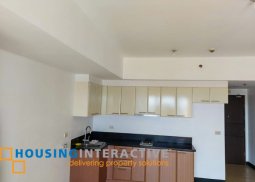 semi furnished studio unit with balcony for sale/rent in venice luxury residences