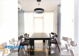 fully furnished 2-bedroom unit with balcony for rent in proscenium at rockwell
