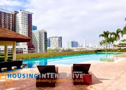 fully furnished 2br unit for lease in park west residences