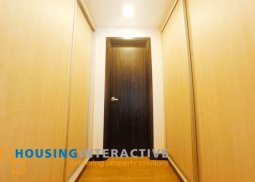 fully furnished 1-bedroom unit with balcony & parking for rent in one serendra