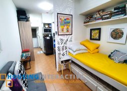 fully furnished studio unit for sale in rosewood pointe