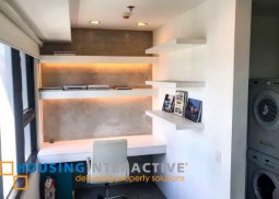 fully furnished 1-bedroom loft unit for sale/rent in the fort residences