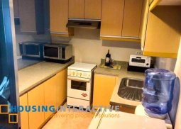 fully furnished studio unit for rent in one legaspi park