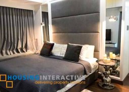 fully furnished 2-bedroom unit with balcony & parking for sale in shang salcedo place