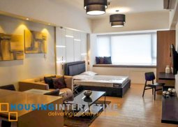 fully furnished studio unit for rent in one shangri-la place