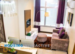 fully furnished 1br unit for rent at one central