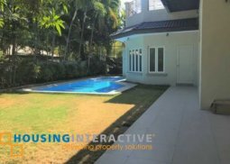 fully furnished 5br house and lot for rent at the ayala alabang village muntinlupa
