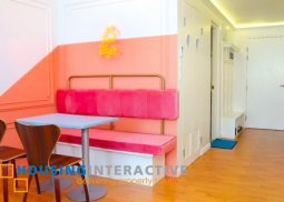 a fully furnished 1 bedroom unit for rent in one uptown residences