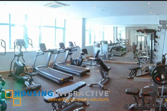 a fully furnished 1 bedroom unit for rent in one uptown residences