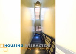 grand 3-storey, 4-bedroom townhouse with balcony & parking for rent in mahogany place 3