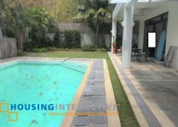 semi furnished 4br house and lot for rent at the ayala alabang village muntinlupa