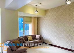 fully furnished 2-bedroom unit with balcony & parking for rent in eastwood legrand 1