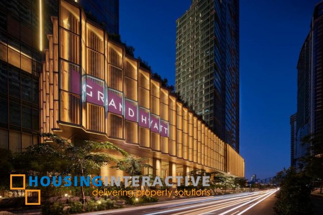 grand 2-bedroom unit with parking for sale in grand hyatt residences
