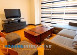 fully furnished 1-bedroom unit with parking for rent in one serendra