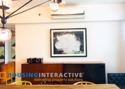fully furnished 1-bedroom unit with balcony & parking for rent in one serendra