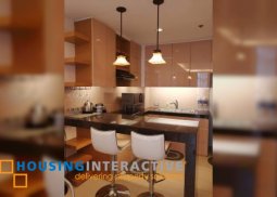 fully furnished 1-bedroom unit with parking for rent in sapphire residences