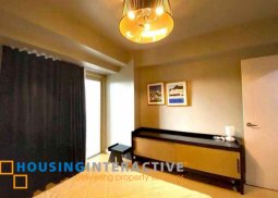 fully furnished 1-bedroom unit with parking & balcony for sale in the grove