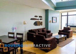 fully furnished 1bedroom loft unit with parking for sale in the gramercy residences