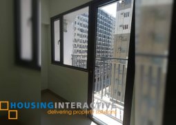 fully furnished 1-bedroom unit with balcony for rent in shore 2 residences