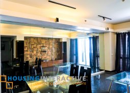 a fully-furnished 3 bedroom w/ balcony at mondrian residences