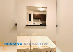 fully furnished 3-bedroom unit with balcony & parking for sale in two serendra