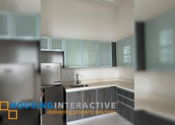 semi furnished 1-bedroom unit with balcony & parking for rent in arya residences