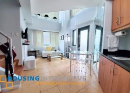 fully furnished 3-bedroom bi-level unit with parking for sale in mckinley park residences