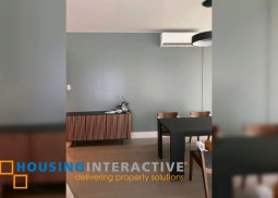 fully furnished 2-bedroom unit with parking for rent in proscenium at rockwell