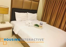 studio condo unit fully furnished w/ balcony at gramercy residences