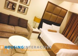 studio condo unit fully furnished at one central