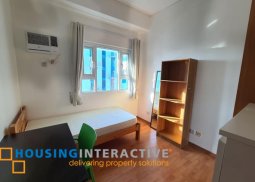 fully furnished 3-bedroom unit with balconies & parking for rent in trion towers