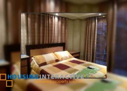 fully furnished 3-bedroom unit with parking for sale in mckinley hill garden villas